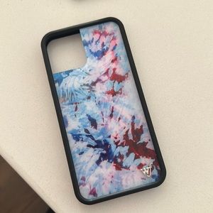iphone 12 pro wildflower case tie dye